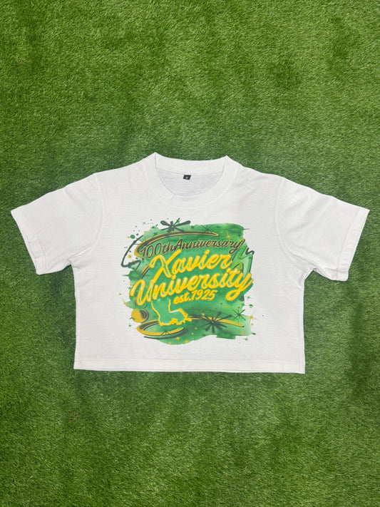 XU 100TH ANNIVERSARY CROP TOP